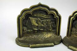 Shakespeare House Bookends & Brass Sailor