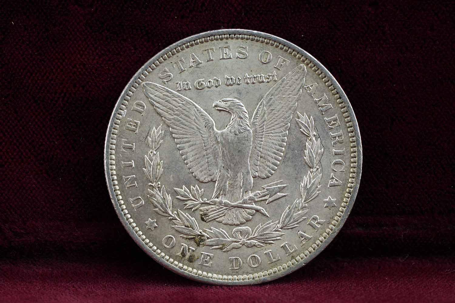 1890-P Morgan Silver Dollar