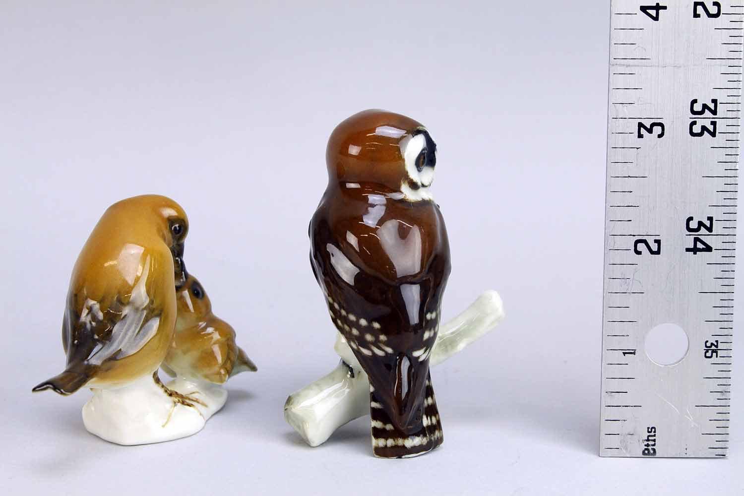 Hutschenreuther Bird & Porcelain Owl, Germany