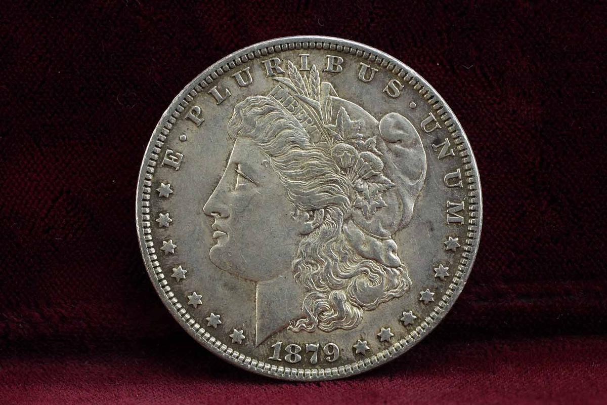 1879-P Morgan Silver Dollar