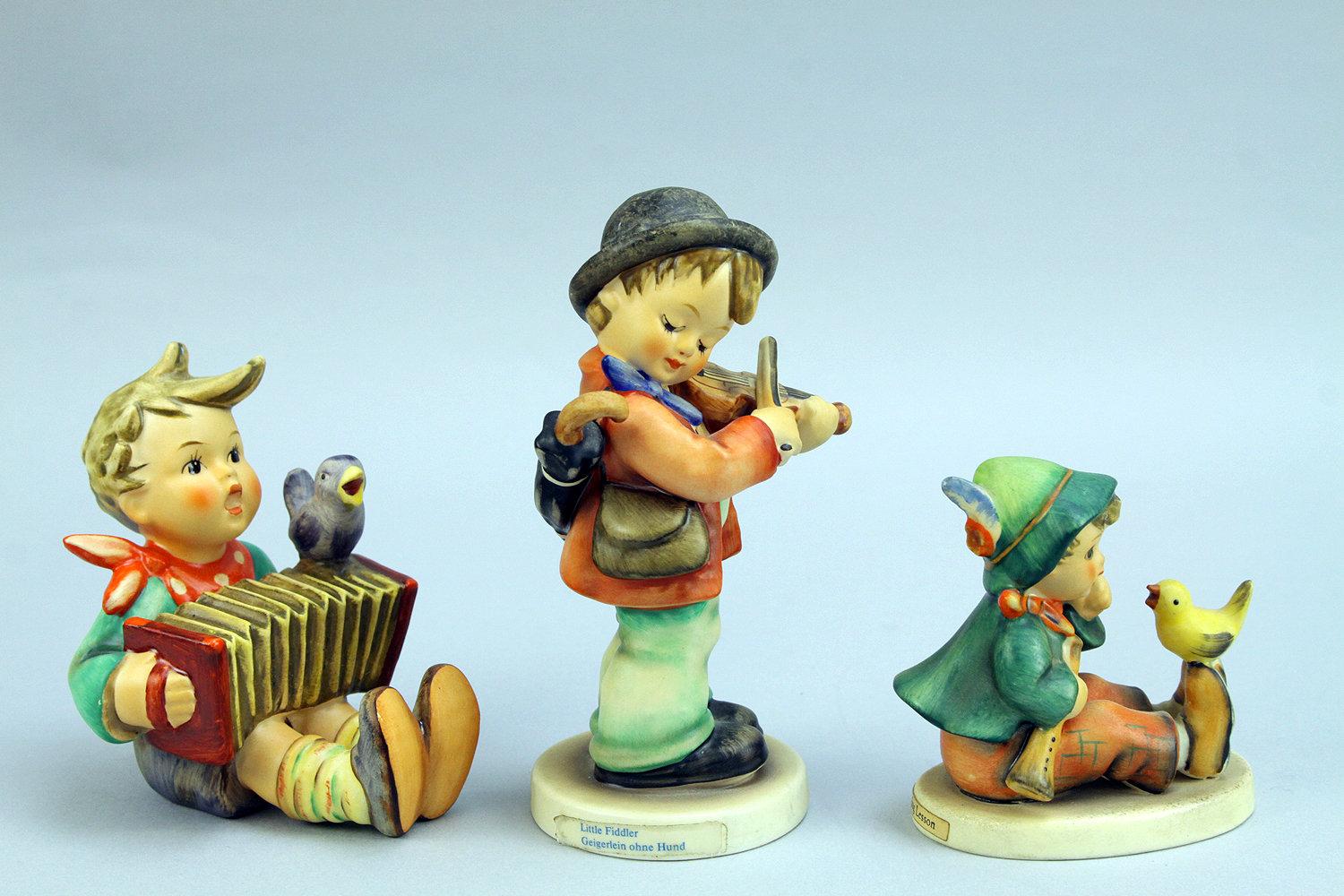 3 Hummel Figurines - Musical Theme, W. Germany