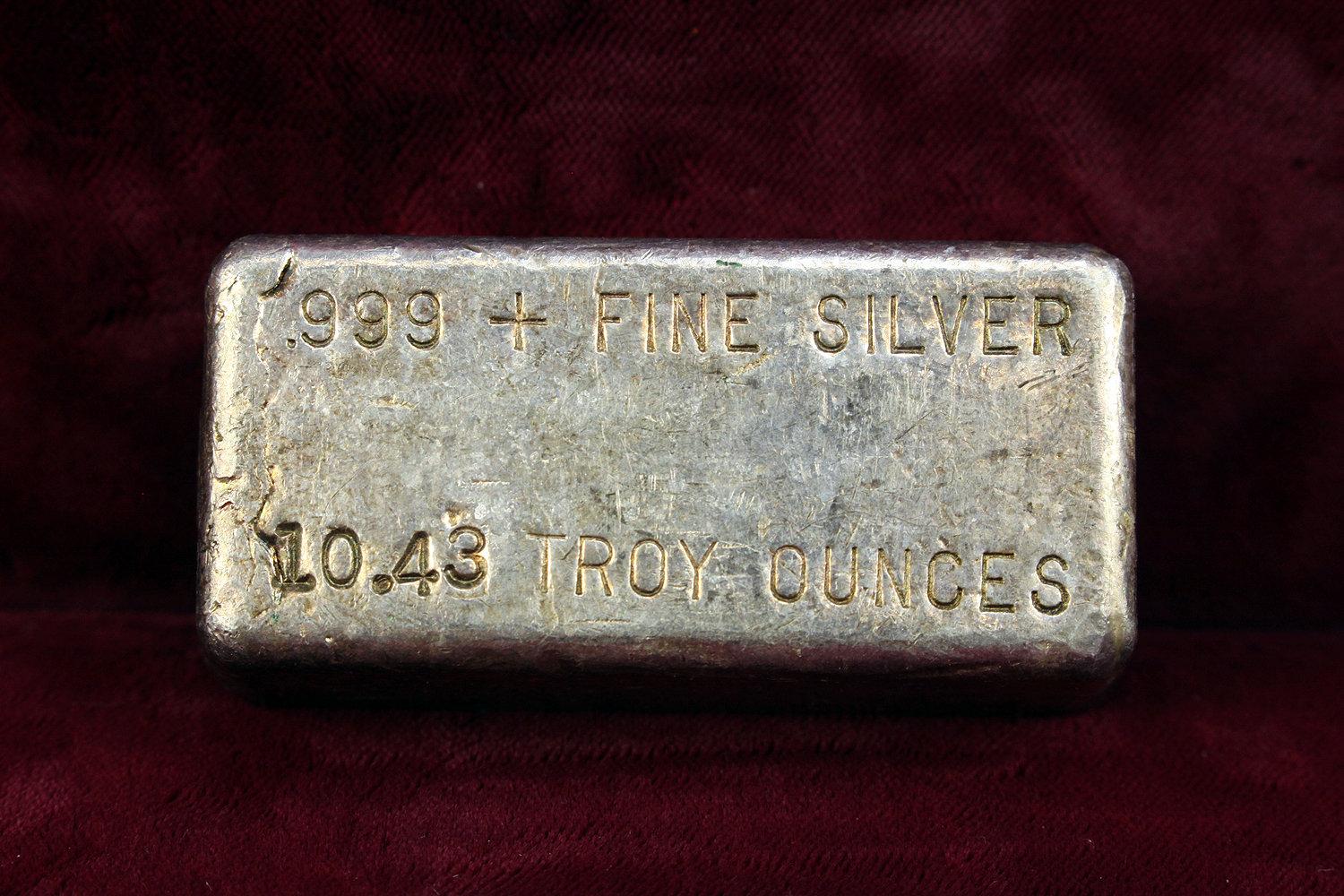 10.43 Troy oz .999 Fine Silver, by HMC