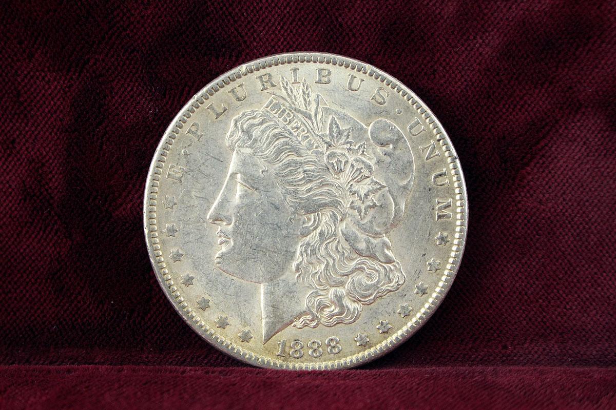 1888-P Morgan Silver Dollar