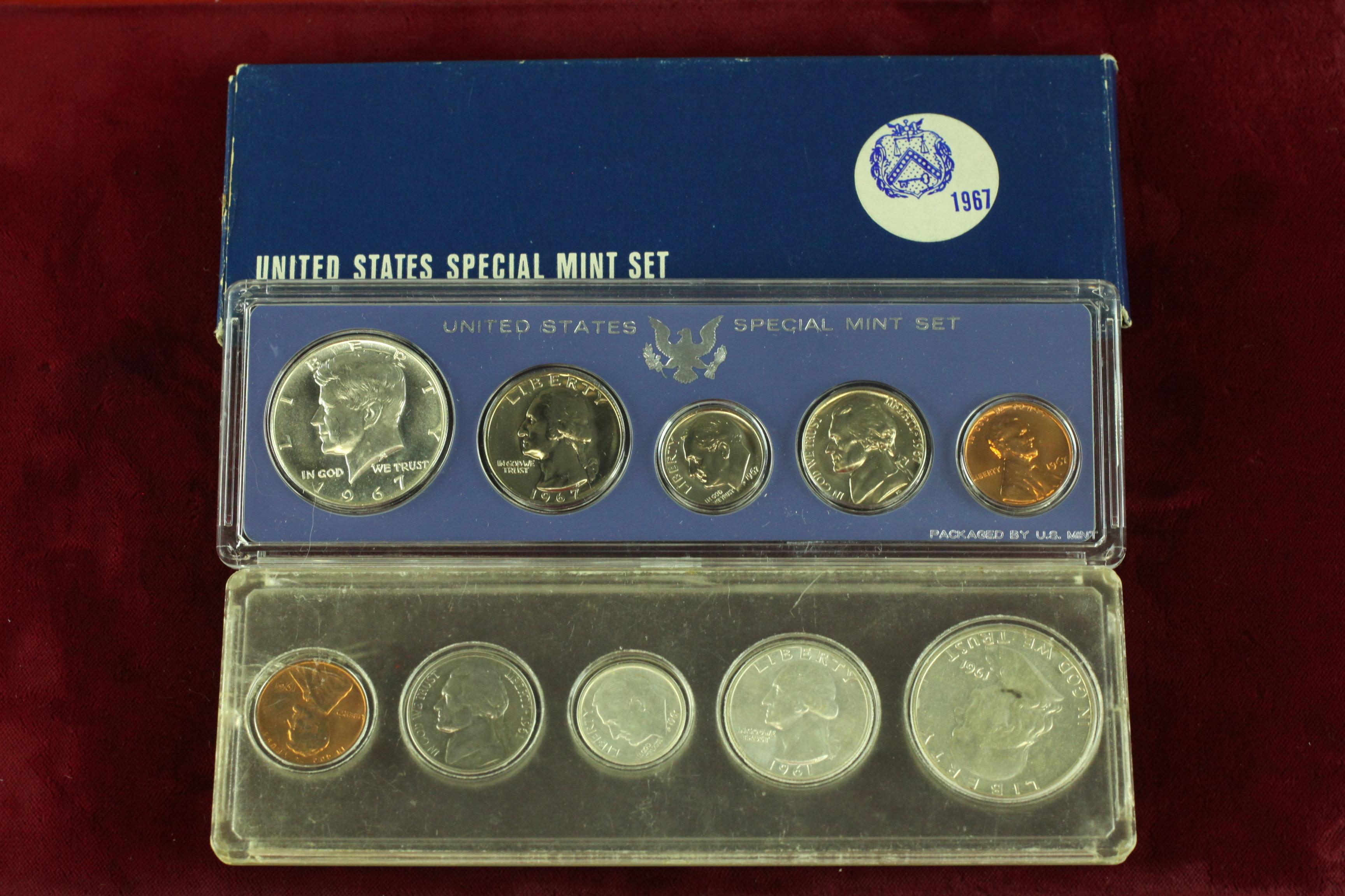 1961US Coin Set & 1967 Special Mint Set