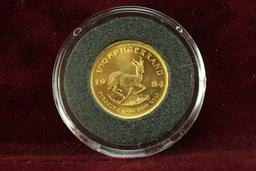 1984 1/10 oz Gold South African Krugerrand