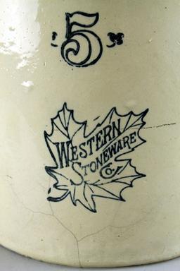 #5 Gallon Western Stoneware Crock