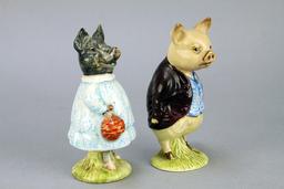 Beatrix Potter's "Pig-Wig" & "Pigling Bland", Beswick - England