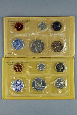 2 US Mint Silver Proof Coin Sets; 1961 & 1962