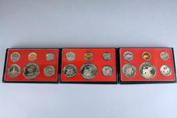 3 US Mint Proof Sets; 1976,1977,1978