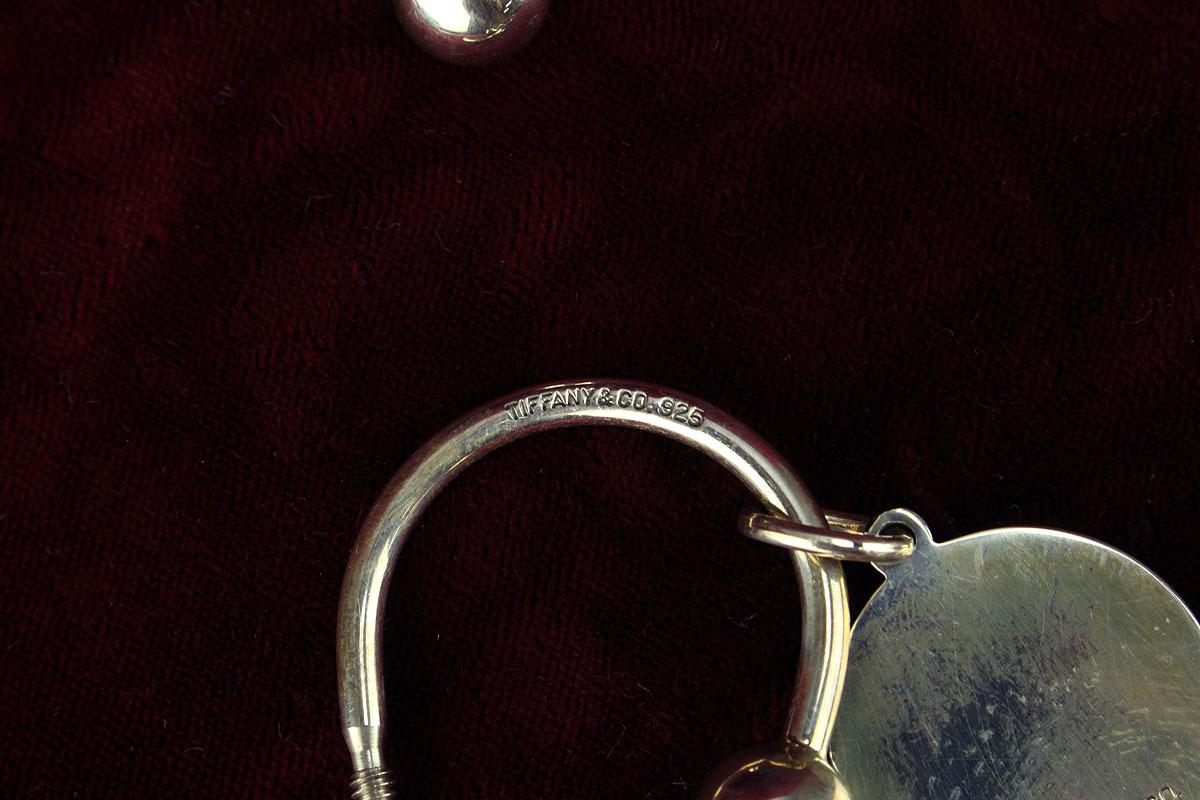 Tiffany & Co. Sterling Silver "Manpower" Key Chain