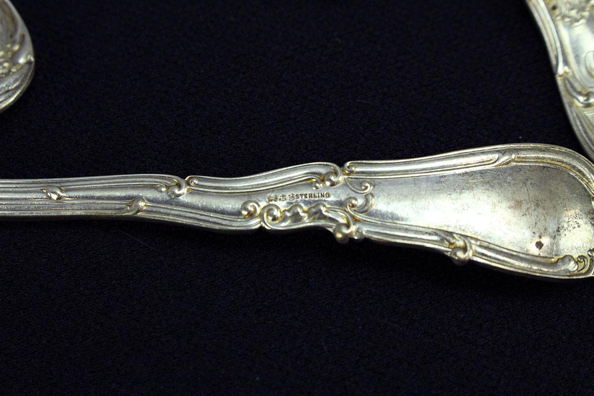 Sterling Silver Forks, 1,240.8 Grams  - Birmingham, England, Ca. 1830