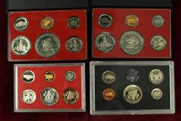 4 U.S. Mint Proof Sets - 1975,1976,1982,1983