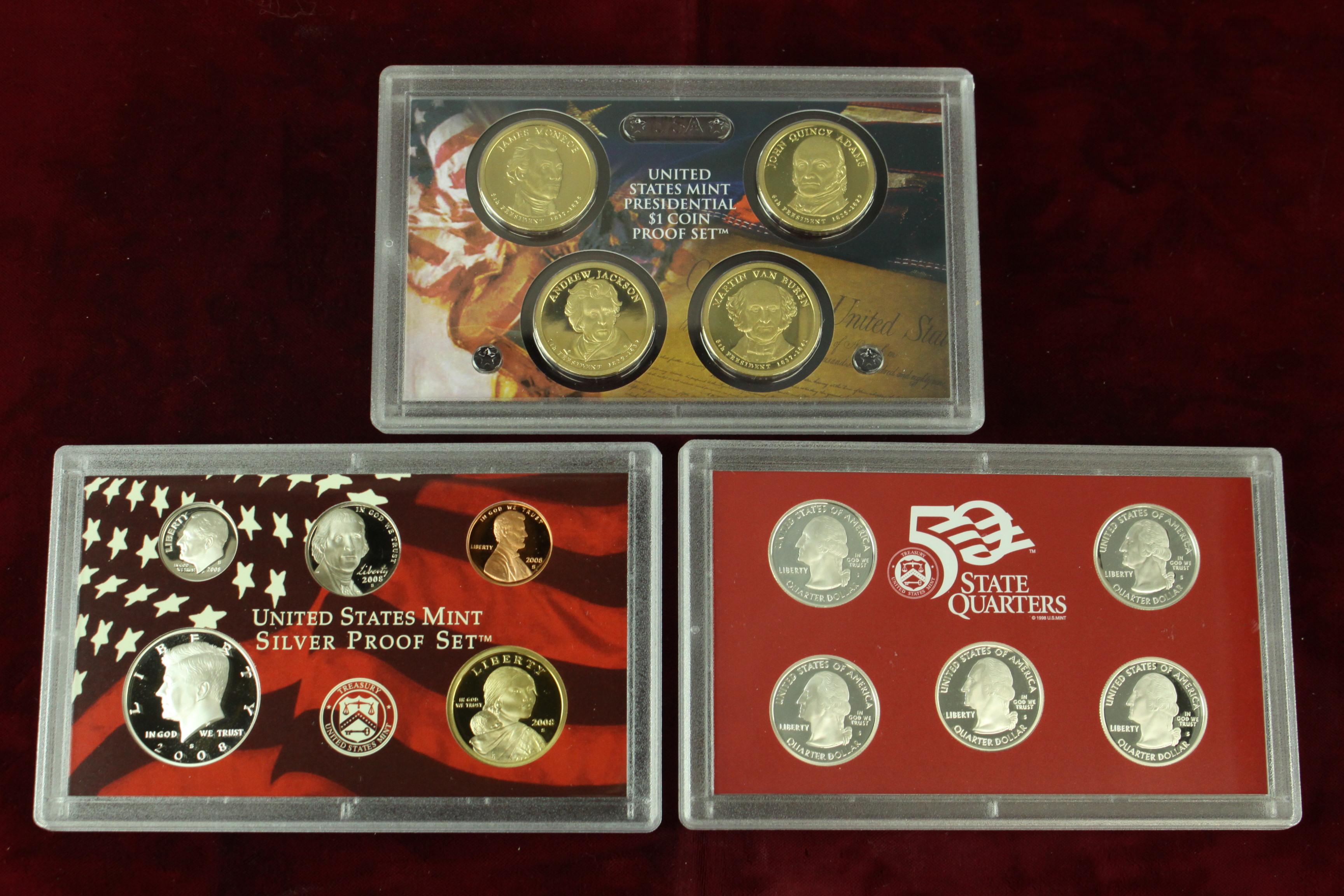 2008 U.S. Mint Silver Proof Set