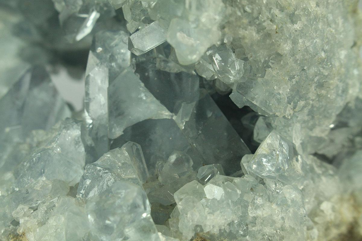 Unique Blue Crystal Geological Specimen