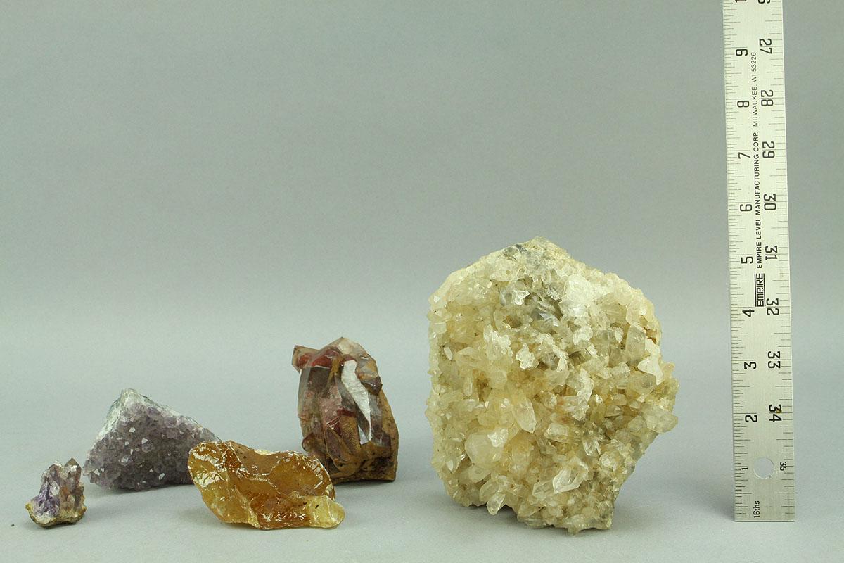 Natural Crystals - Amethyst Colored & Other Geological Specimens