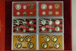 2 U.S. Mint Silver Proof Set; 2007 & 2008