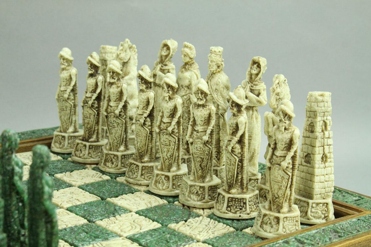 Mayan Style Chess Set