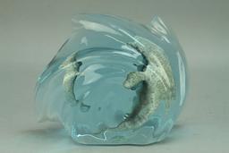 Kitty Cantrell "Manatee" Mixed Media Sculpture