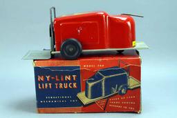 Ny-Lint Lift Truck w/ Box, Ca. 1940's