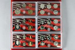 3 US Mint Silver Proof Sets; 2000,2003,2004