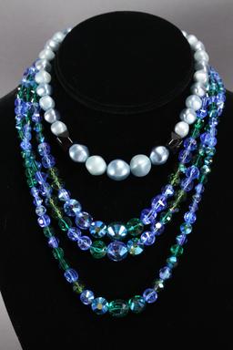 Vintage Costume Jewelry: Beaded Necklaces, Bracelets, Earrings, Rings