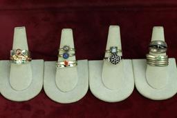 Silver ".925" Rings Sz. 5.5 - 10