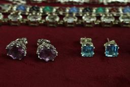 Assorted ".925" Bracelets - Earrings