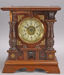 Antique Table Clock w/ Music Box