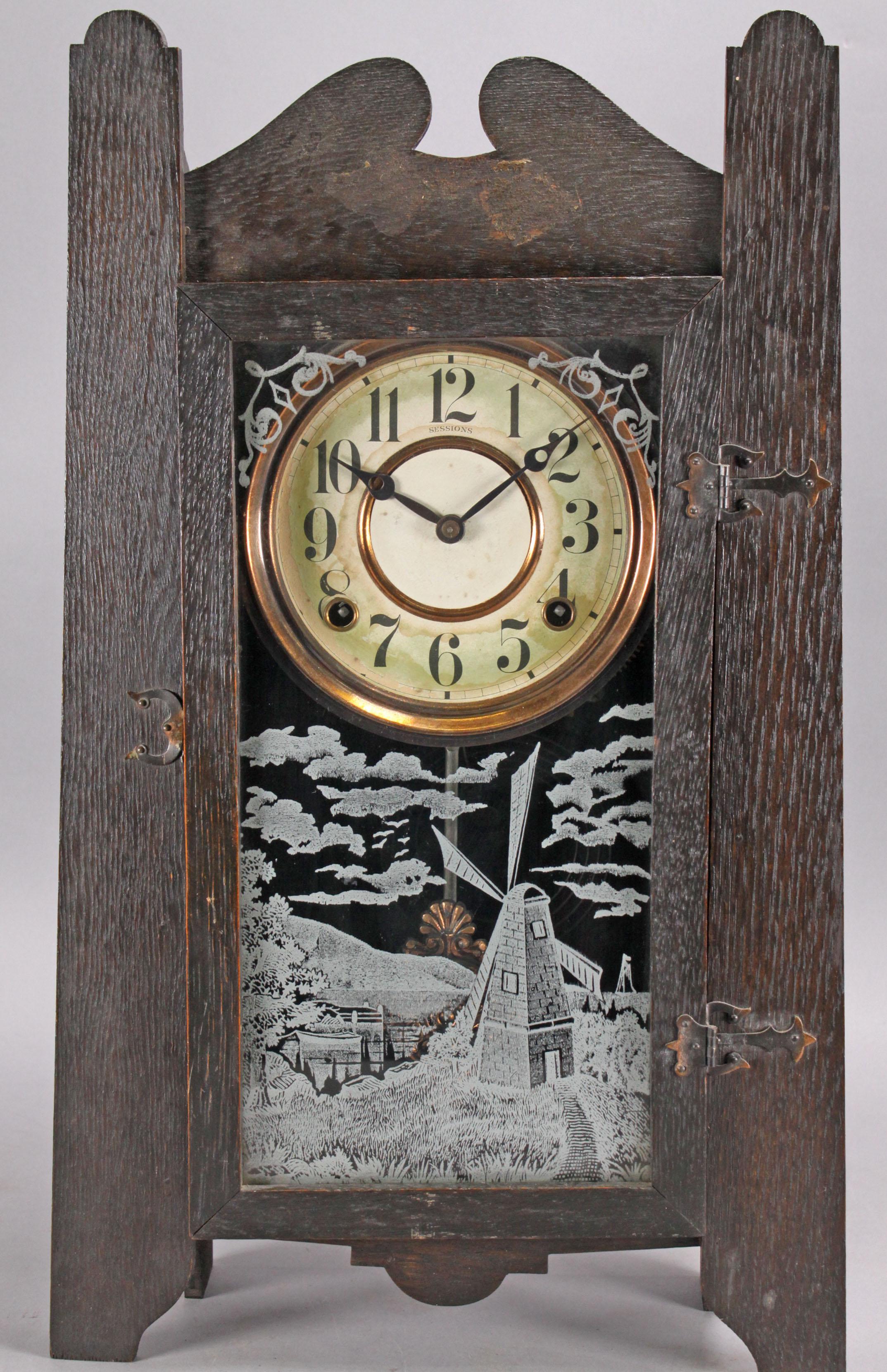 Sessions Dutch Themed Shelf Clock