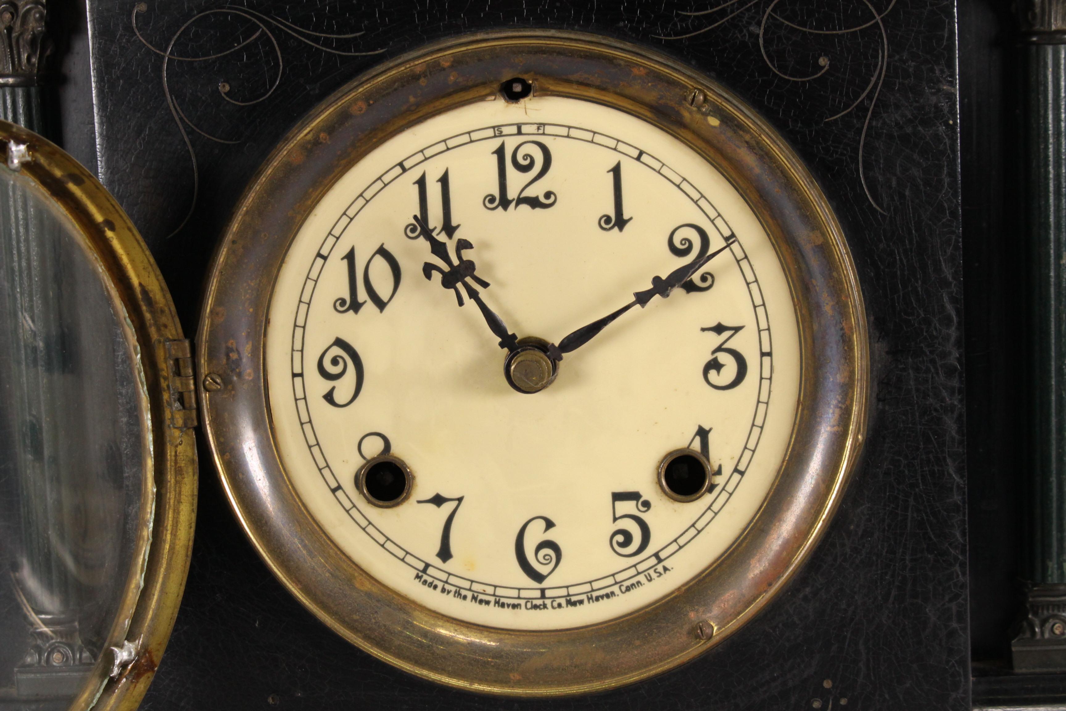 New Haven Clock "Elsmer" Mantle Clock