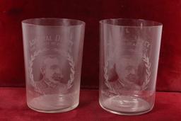 Spanish American War Commemorative Pitcher & Glasses