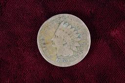 1859 Copper-nickel Indian Head Cent