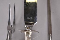 Wallace Silver Carving Set w/ Sterling Handles