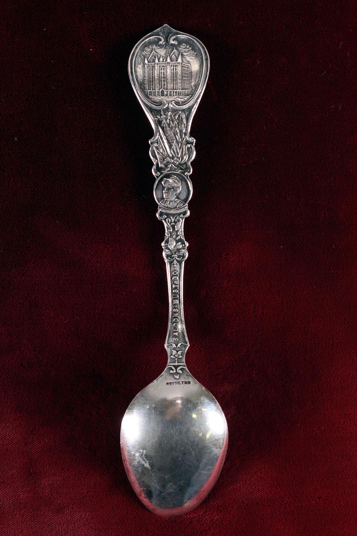 Antique Temperance Movement WCTU Anti-Saloon League Spoon, Sterling