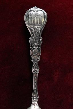 Antique Temperance Movement WCTU Anti-Saloon League Spoon, Sterling