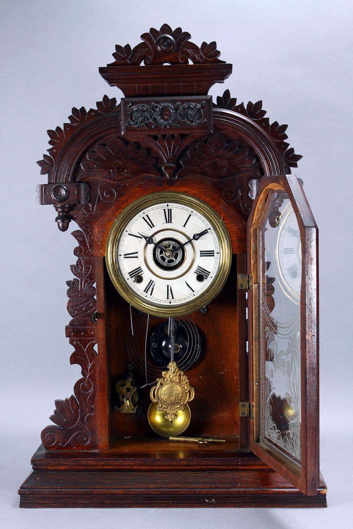 E. Ingraham Shelf Clock, Ca. 1880's