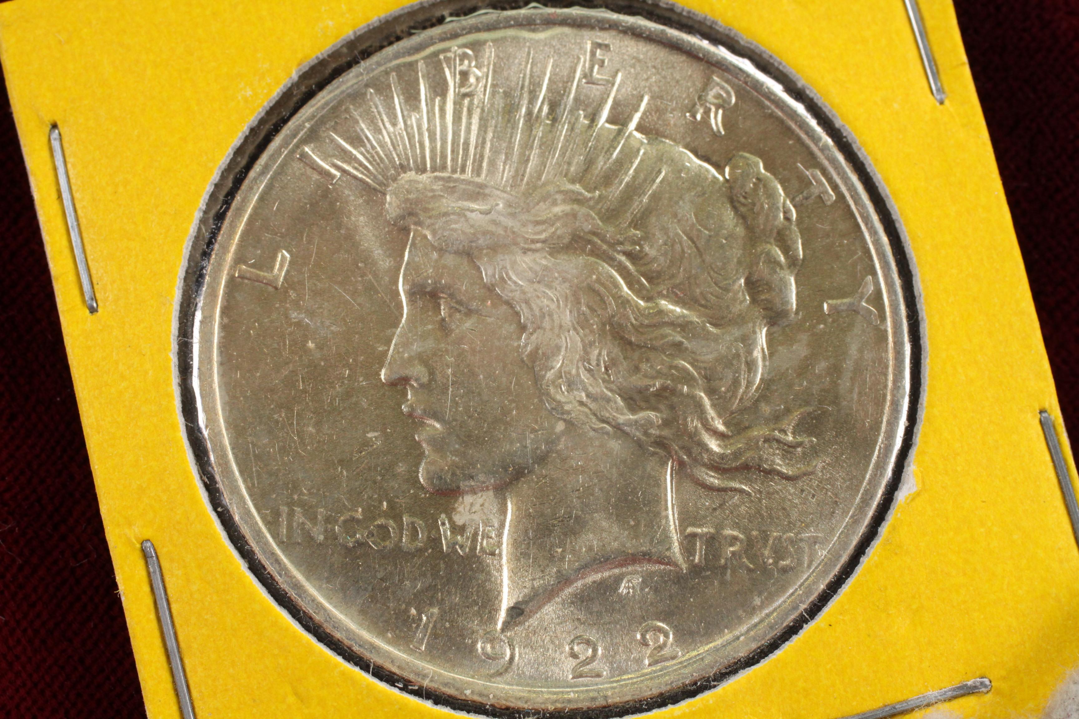 1922-P Peace Silver Dollar