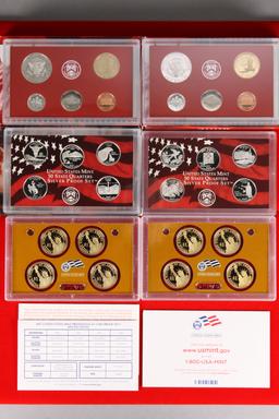 2 U.S. Mint Silver Proof Sets; 2007,2008