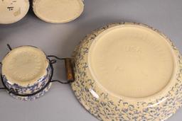 Spongeware: Pitchers, Pie Plate & More