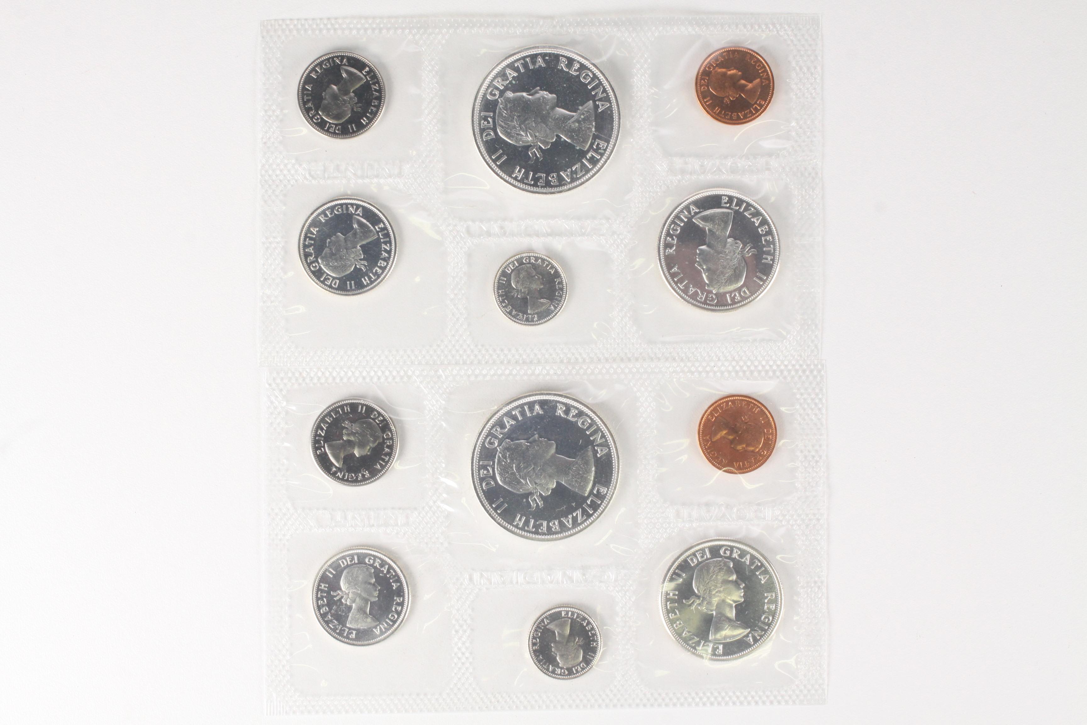 2 - 1964 Royal Canadian Mint Proof-liked Uncirculated Sets