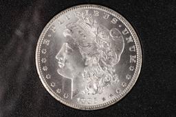 1885-CC Morgan Silver Dollar, Uncirculated in GSA Box, COA