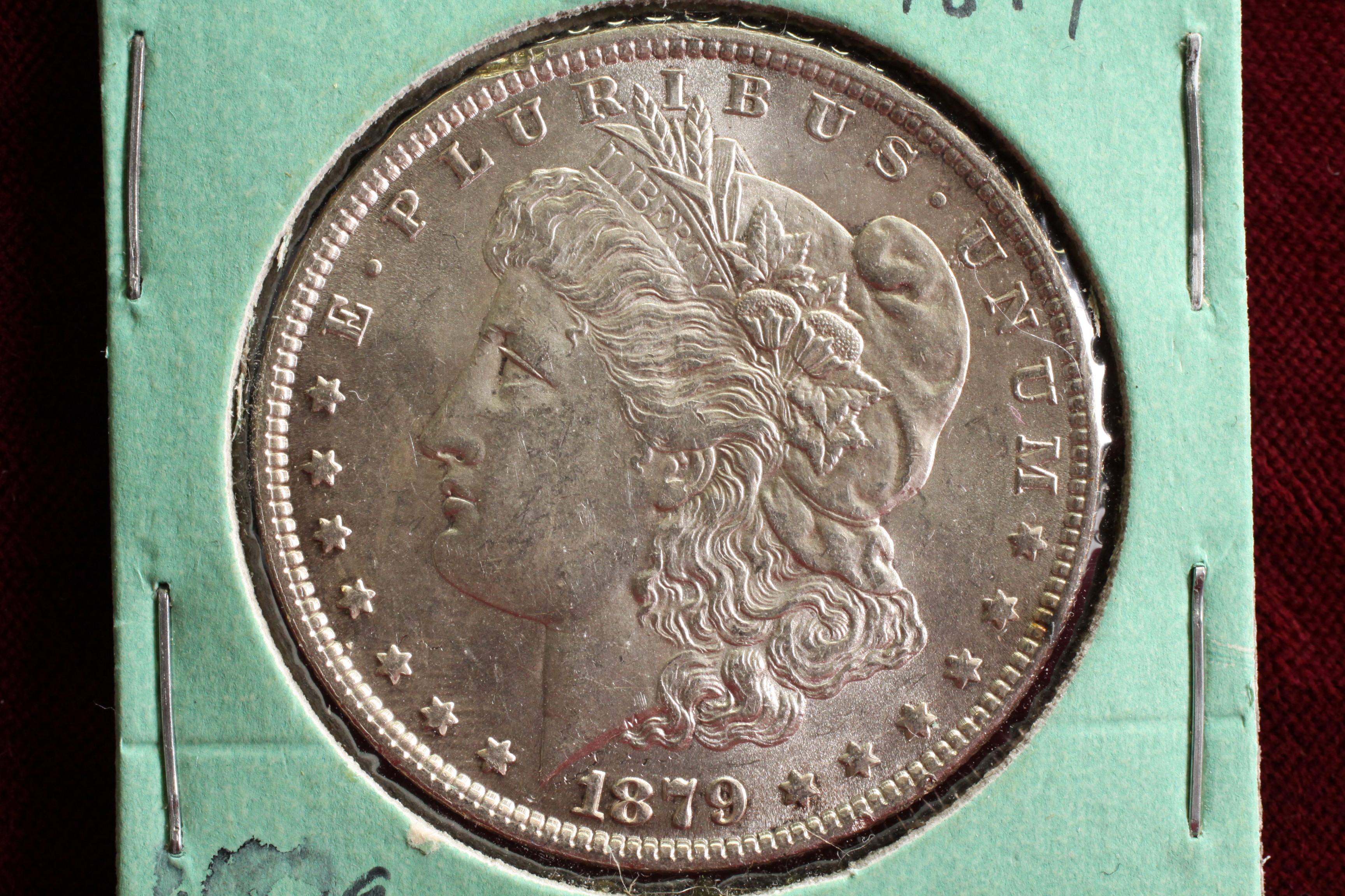 1879-P Morgan Silver Dollar