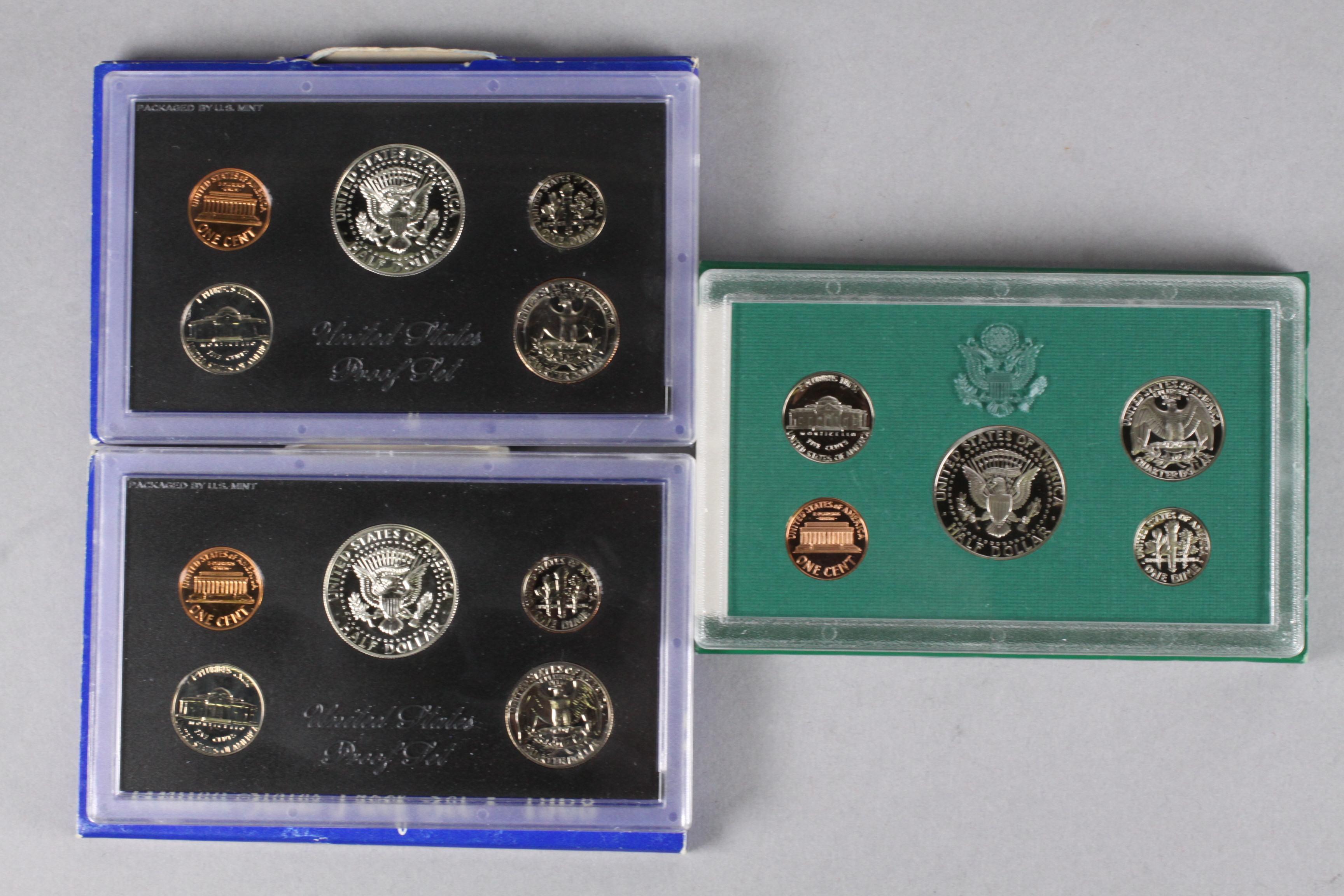 2-1968 US Proof Sets & 1996 US Mint Proof Set