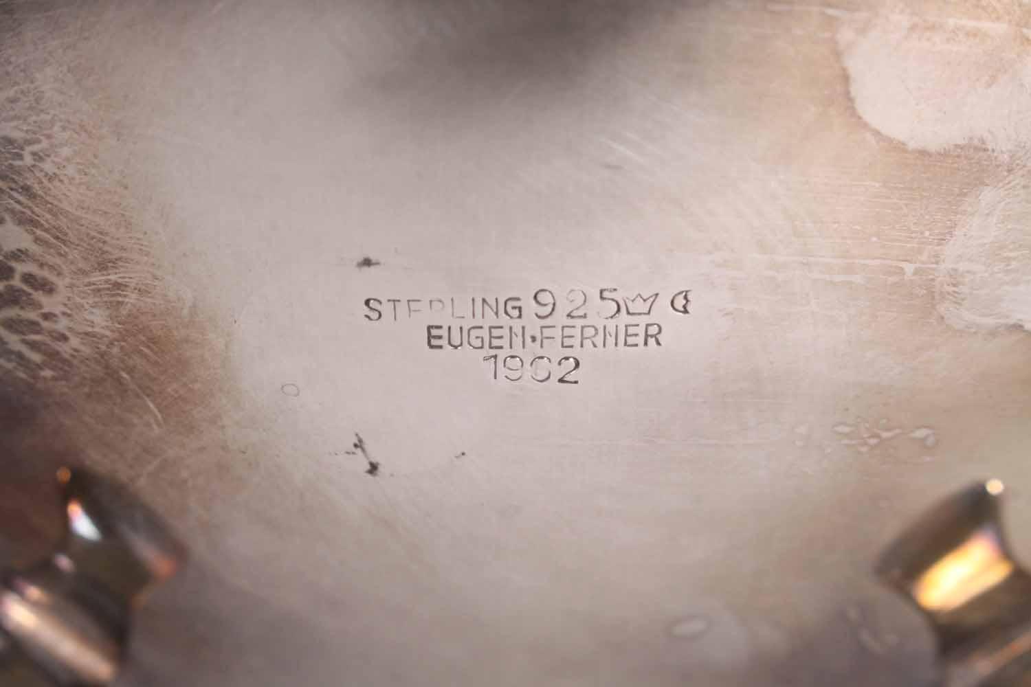 Eugen Ferner Sterling Silver Coffee - Tea Set, 2,332 Grams