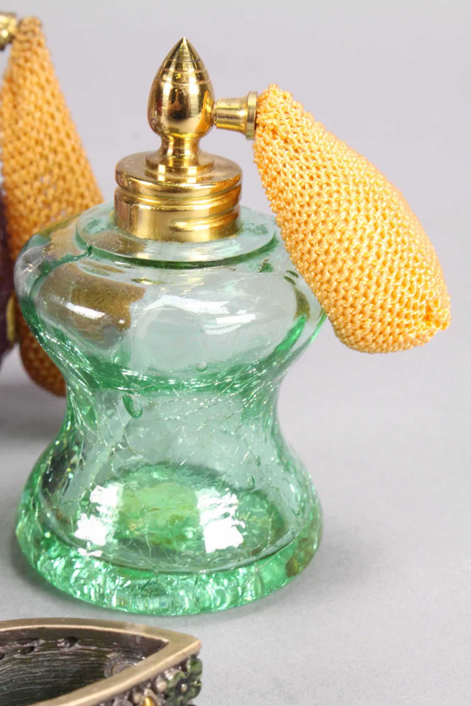 Paris Perfume Laydown Bottles & 4 Vintage Atomizers