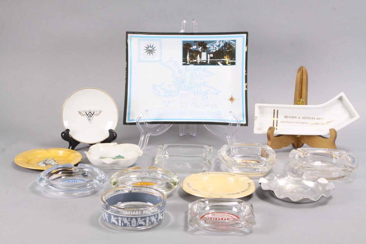 Promotional Ashtrays - Caesars' Palace, Nugget, Royal Palms & More