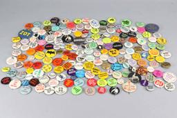 1960's Pin-Back Buttons: Black Power, Turn On, Poetry Not Poverty & More