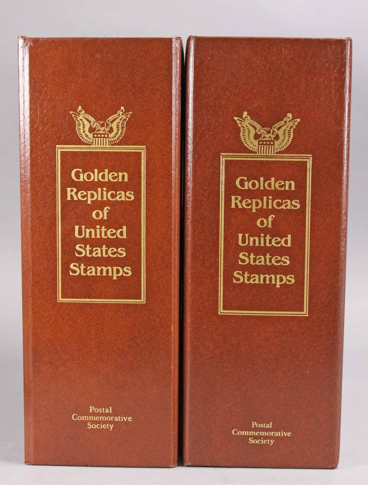 Golden Replicas of U.S. Stamps - 22 & 23k Gold