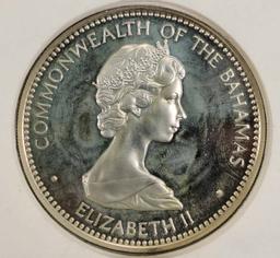 Commonwealth of Bahamas Independence Day Silver Coin - Cover