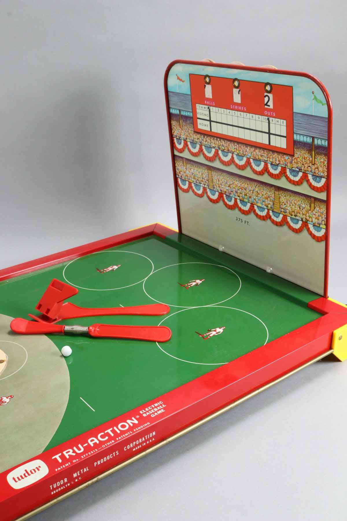 Tudor "Tru-Action" Electric Baseball Game, Ca. 1960